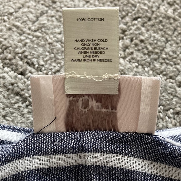 LOFT Ann Tylor Striped Sleeves Button Down - Picture 8 of 8